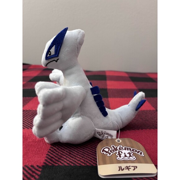 2019 Pokemon Center Pokemon Fit Sitting Lugia Plush 6" with Tags Japan Import - Picture 4 of 9